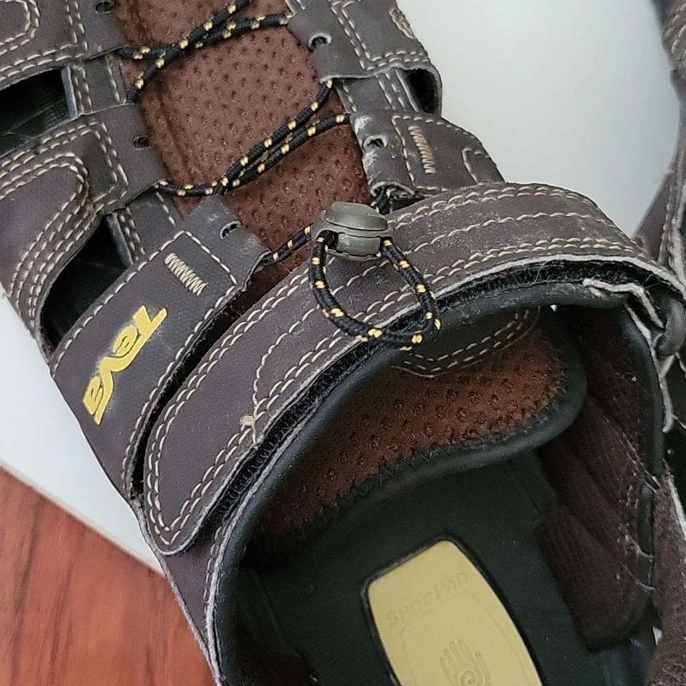 Teva Forebay Sandal for Men - Turkish Coffee Size 9